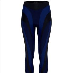 Mugler SPIRAL LYCRA LEGGINGS.